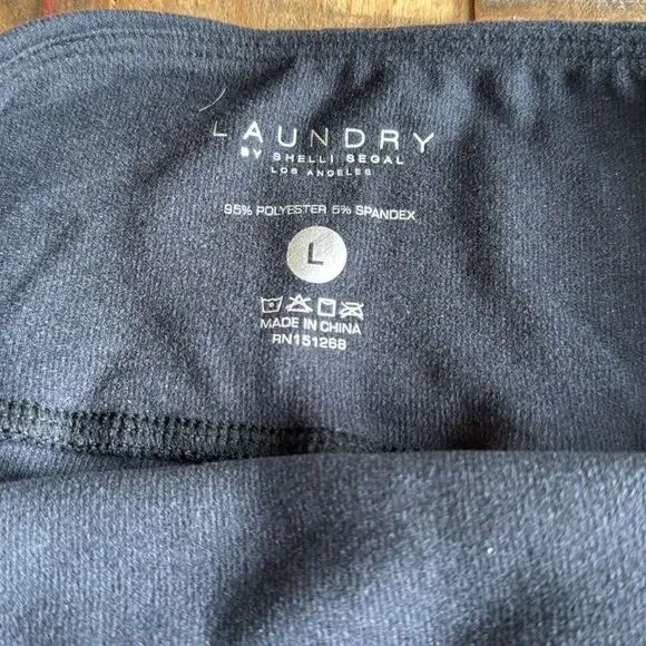 Laundry By Shelli Segal Fleece Lined Pants size L - Picture 3 of 6